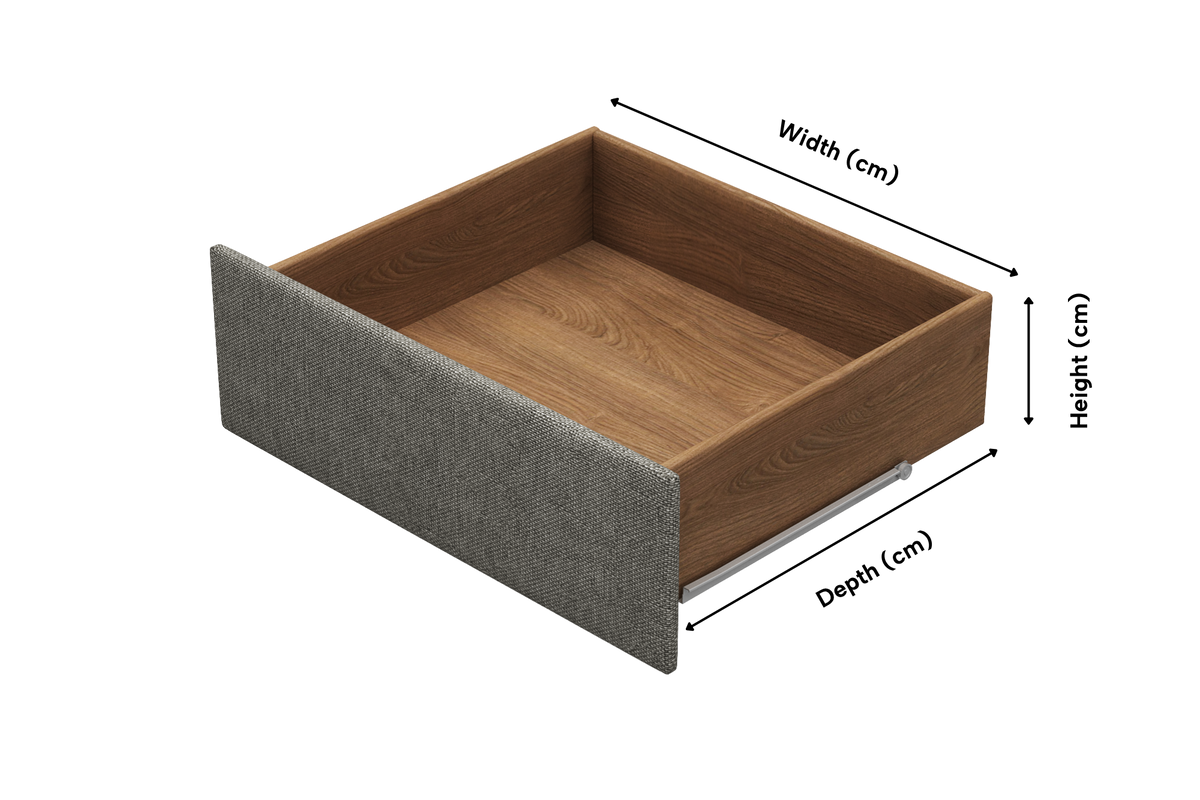Internal drawer dimensions