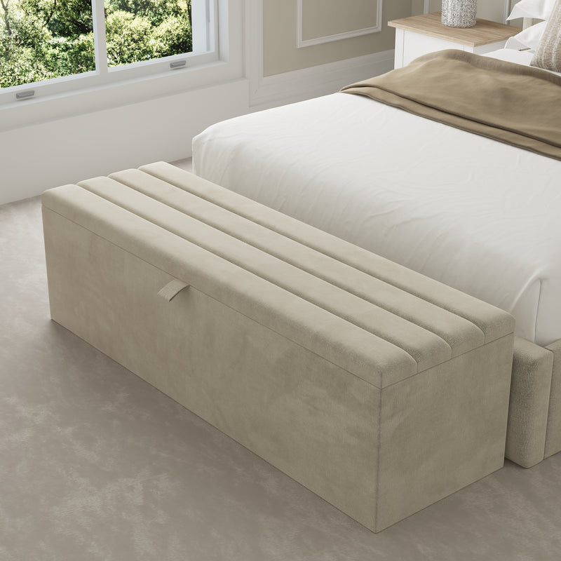 Dundee Fabric Upholstered Blanket Box