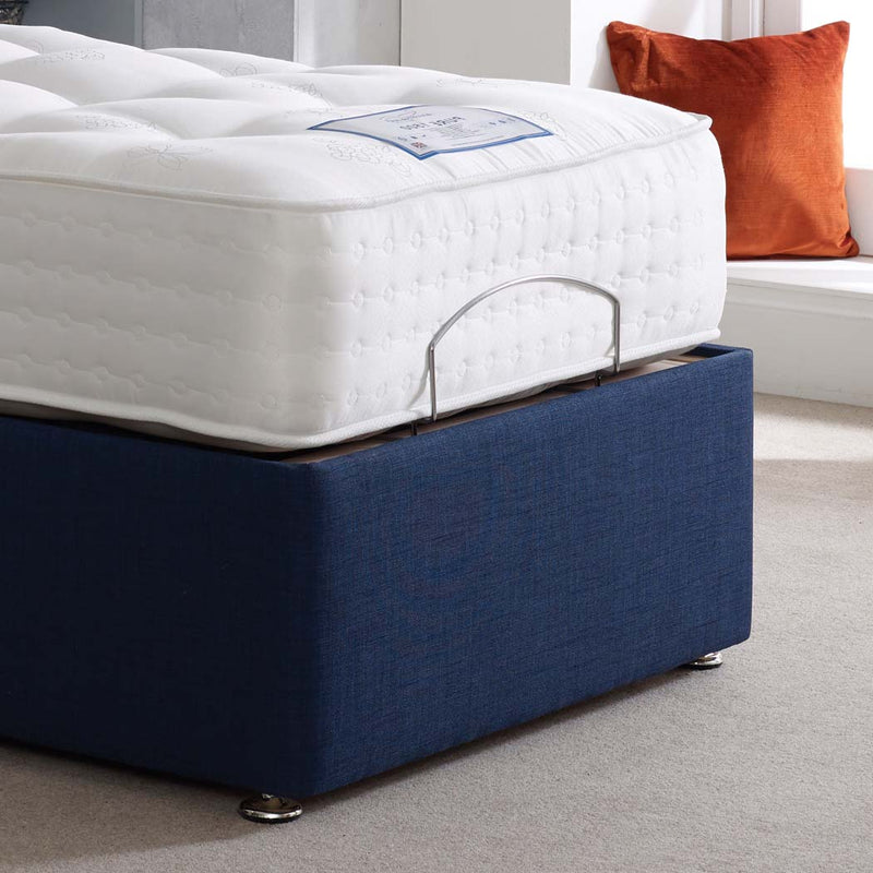 Essence Natural 2000 Pocket Sprung Electric Adjustable Bed Set – close-up of adjustable base