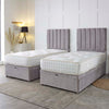 Luxury Hotel Zip and Link 5000 Pocket Sprung Intelligent Wool Ottoman Divan Bed Set