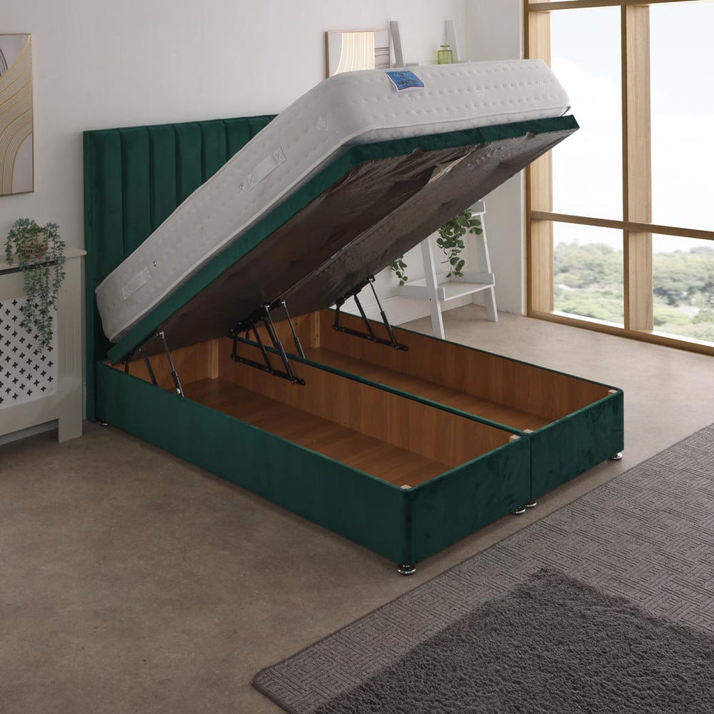 Gel Tec 1500 Pocket Sprung Ottoman End Lift Bed Set