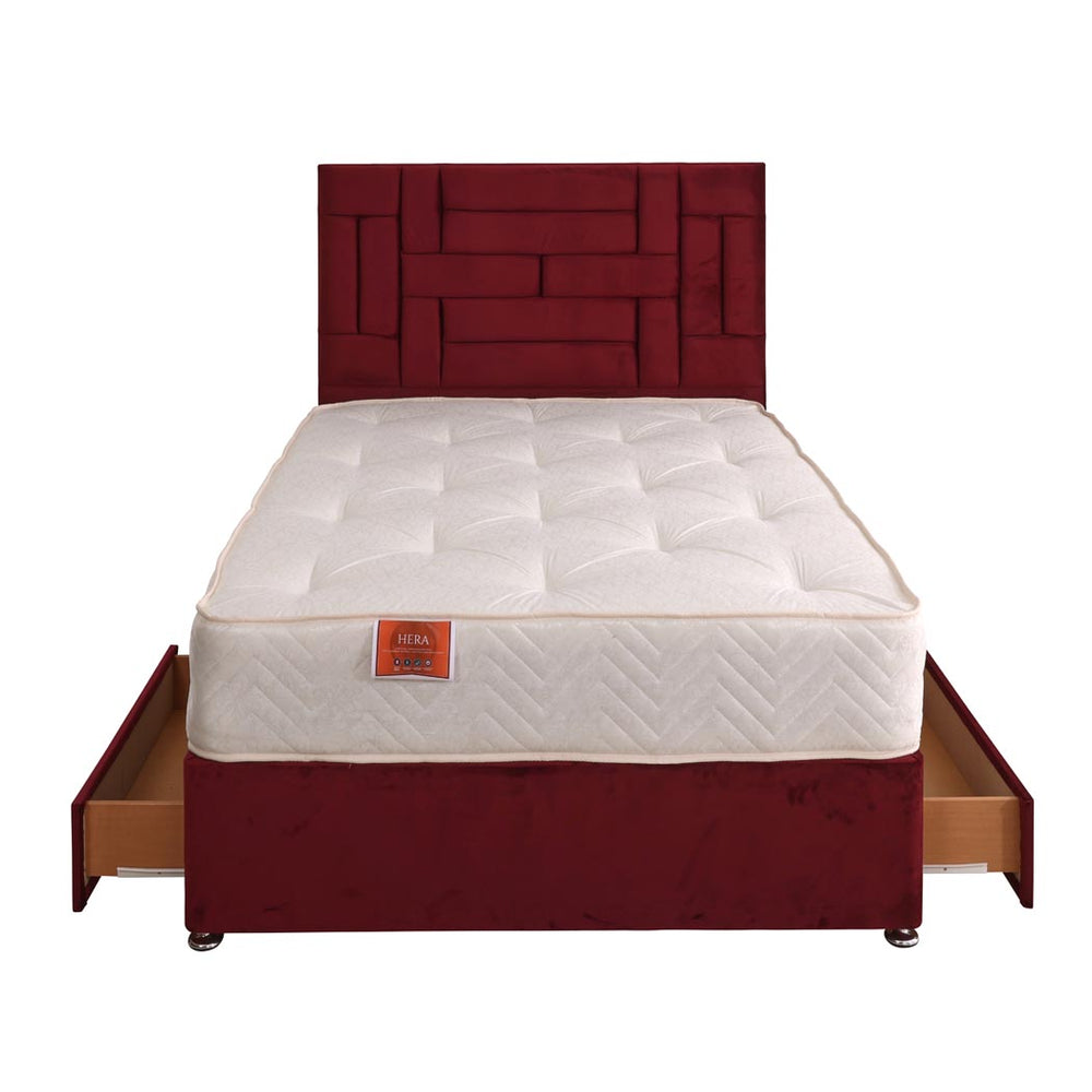 Hera Orthopaedic Coil Sprung Divan Bed Set