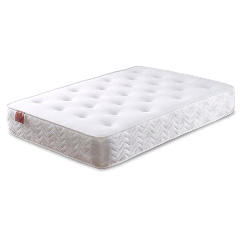 Hera Orthopaedic Open Coil Mattress – angled view