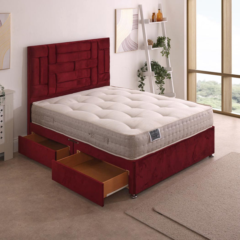 Hercules 1500 Pocket Sprung Divan Bed Set