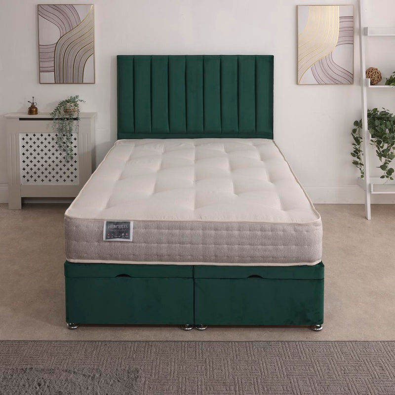 Hercules 1500 Pocket Sprung Ottoman End Lift Bed Set