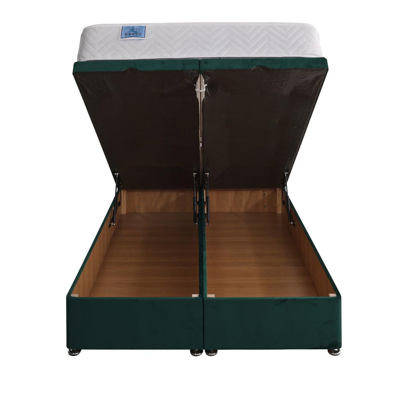 Hermes Coil Sprung Ottoman End Lift Bed Set