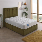 Hermes Coil Sprung Ottoman Side Lift Bed Set