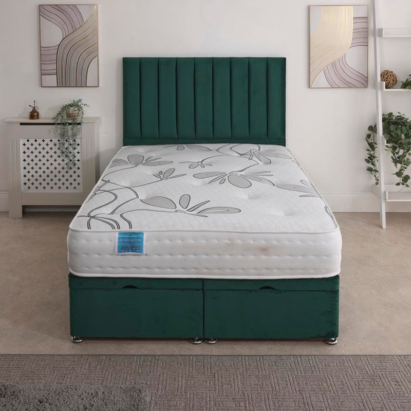 Kensington 1500 Pocket Sprung And Latex Ottoman End Lift Bed Set