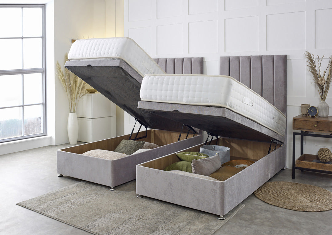 Luxury Hotel Zip and Link 5000 Pocket Sprung Intelligent Wool Ottoman ...