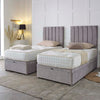 Luxury Hotel Zip and Link 1000 Pocket Sprung Intelligent Fibre Ottoman Divan Bed Set