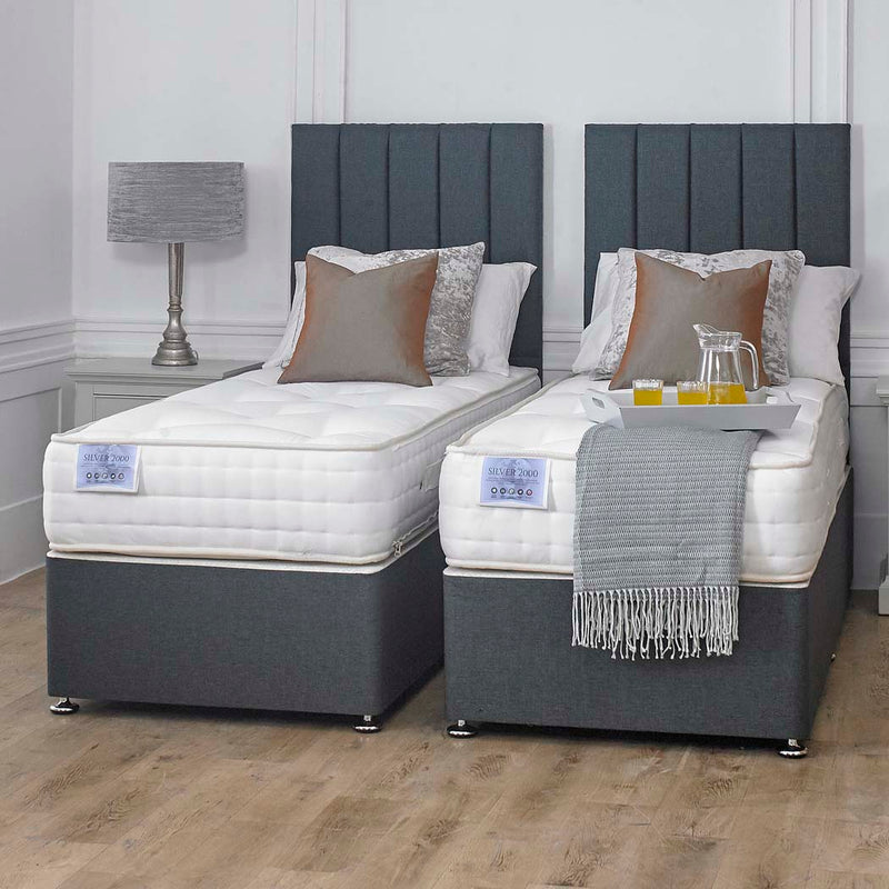 Luxury Hotel Zip and Link 5000 Pocket Sprung Intelligent Wool Mattress