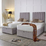 Luxury Hotel Zip and Link 3000 Pocket Sprung Intelligent Memory Ottoman Divan Bed Set