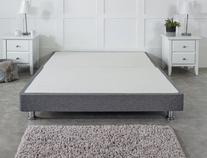 Metal Divan Premium Divan Bed Base on Chrome Metal Legs – Comfybedss