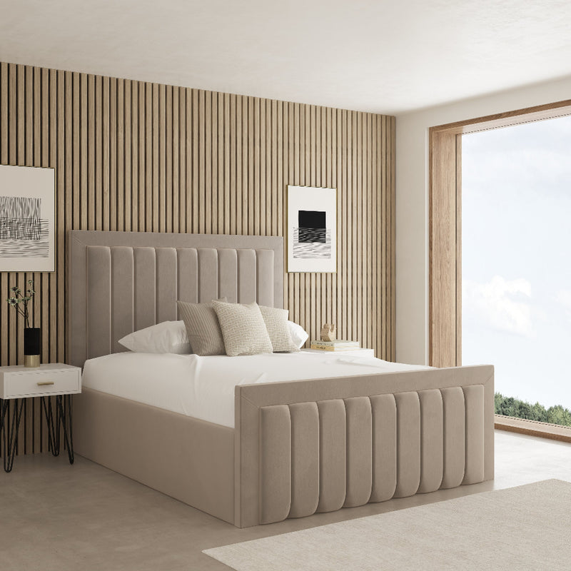 Malaga Fabric Upholstered Bed Frame