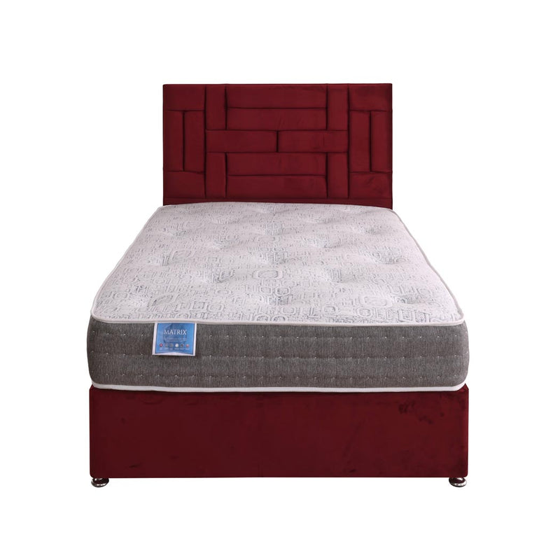 Matrix Dual Season 1000 Pocket Sprung Divan Bed Set