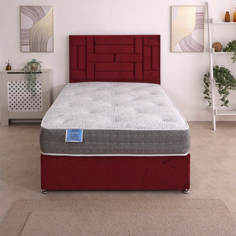 Matrix Dual Season 1000 Pocket Sprung Divan Bed Set