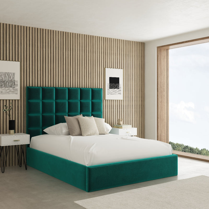 Milan Fabric Upholstered Bed Frame