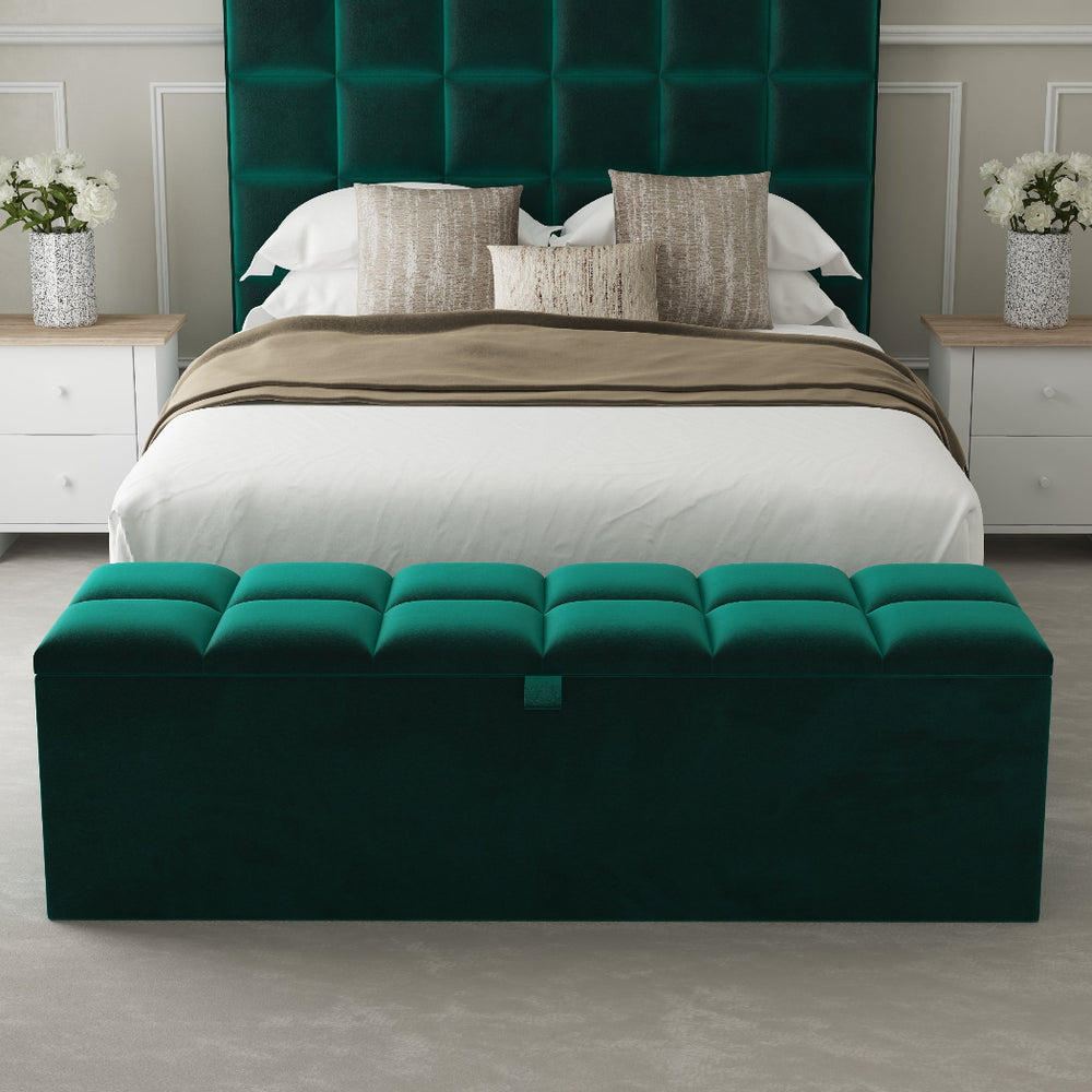 Milan Fabric Upholstered Blanket Box