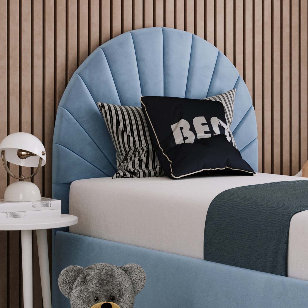 Millie Kids Fabric Bed with Optional Storage