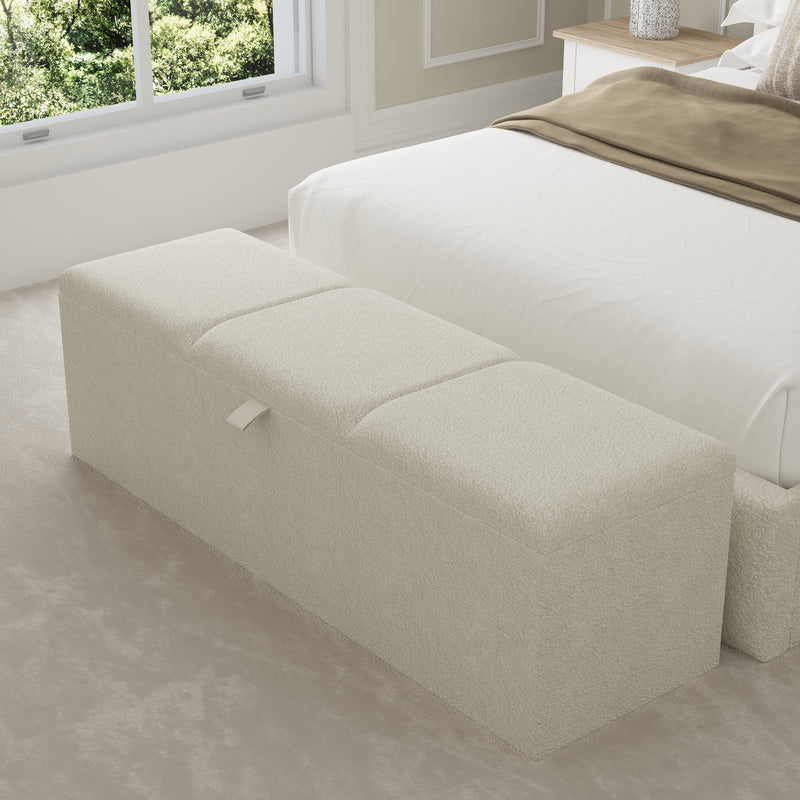 Monaco Fabric Upholstered Blanket Box