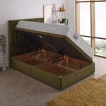 Nemesis Coil Sprung Ottoman Side Lift Bed Set