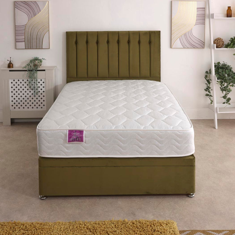 Orion Coil Sprung Ottoman Side Lift Bed Set