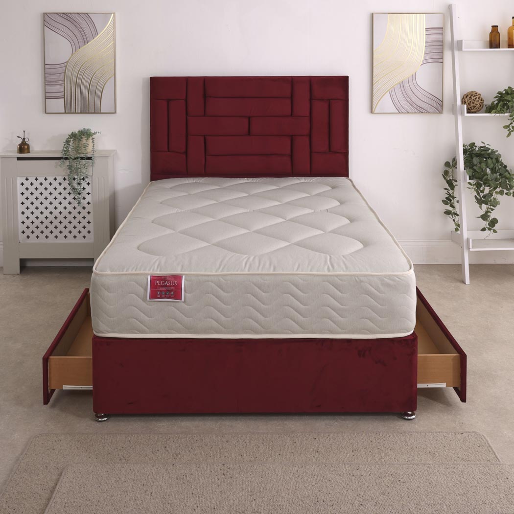Pegasus Coil Sprung Divan Bed Set
