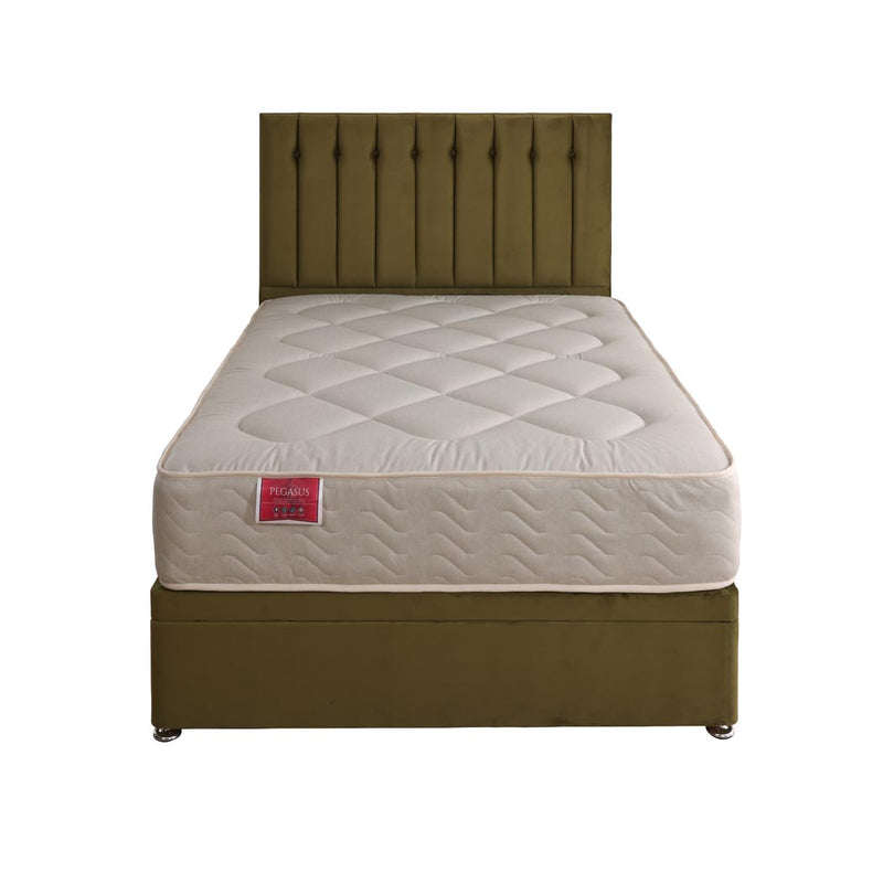 Pegasus Coil Sprung Ottoman Side Lift Bed Set