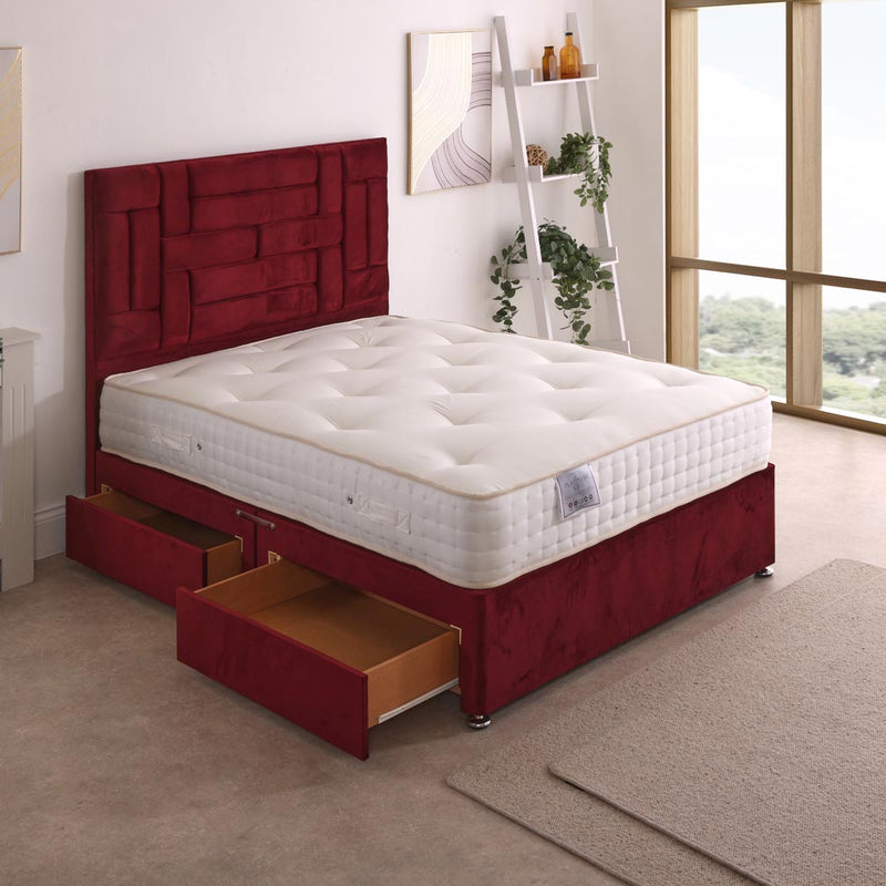Platinum 5000 Pocket Sprung Intelligent Memory Mattress – styled in a bedroom