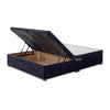 Premium Half End Lift Ottoman Storage Divan Bed Base With Drawers