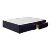 Premium Half End Lift Ottoman Storage Divan Bed Base With Drawers