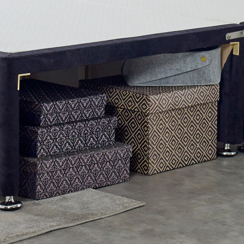Premium Suitcase Storage Hideaway Divan Bed Base – close-up of under-bed storage