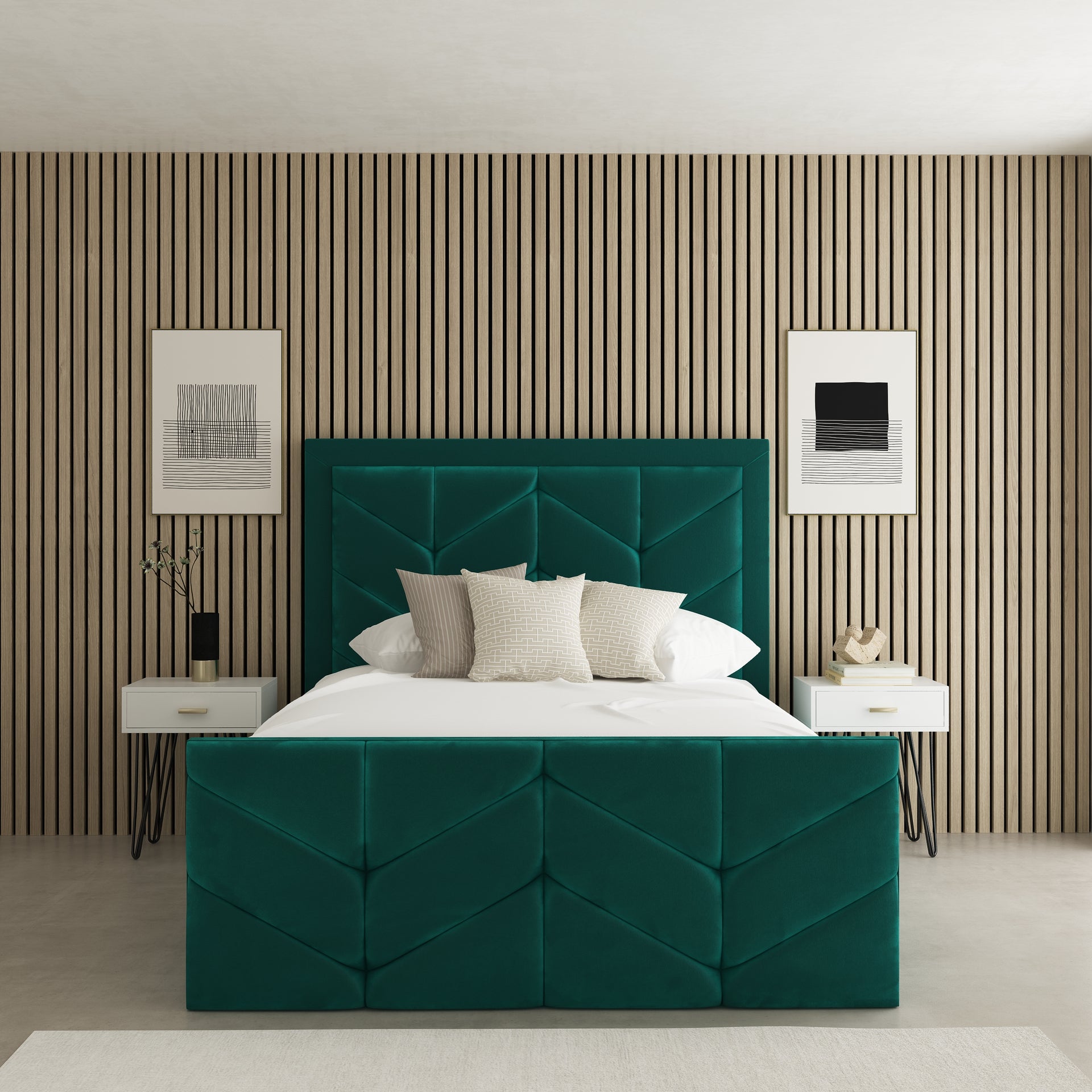 Seville Fabric Upholstered Bed Frame