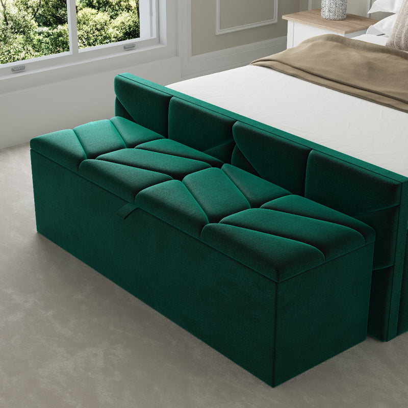 Seville Fabric Upholstered Blanket Box