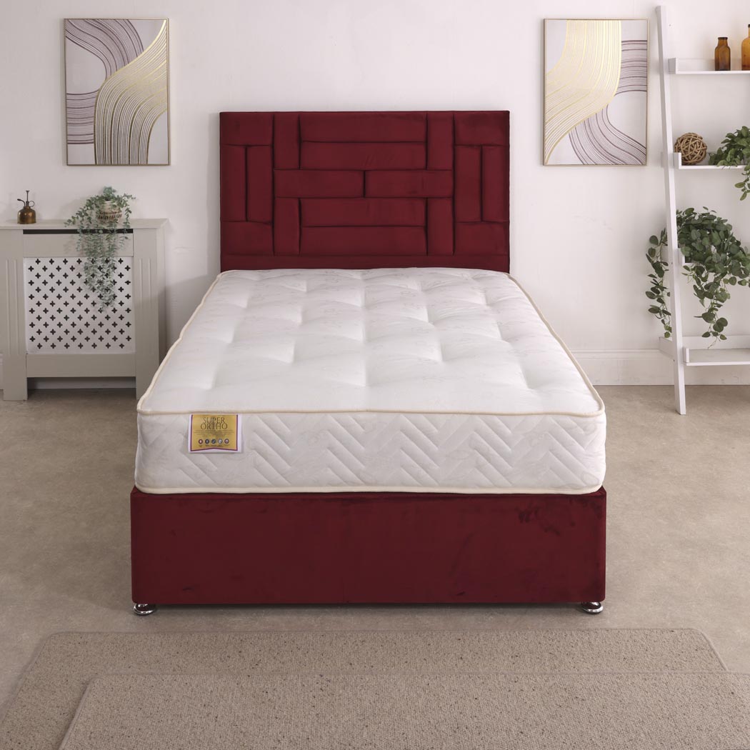 Super Ortho Coil Sprung Divan Bed Set