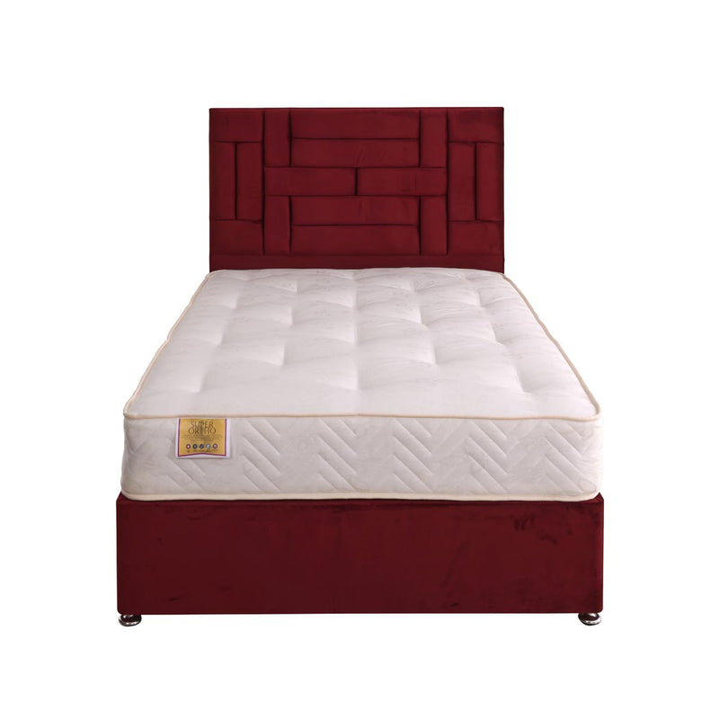 Super Ortho Coil Sprung Divan Bed Set