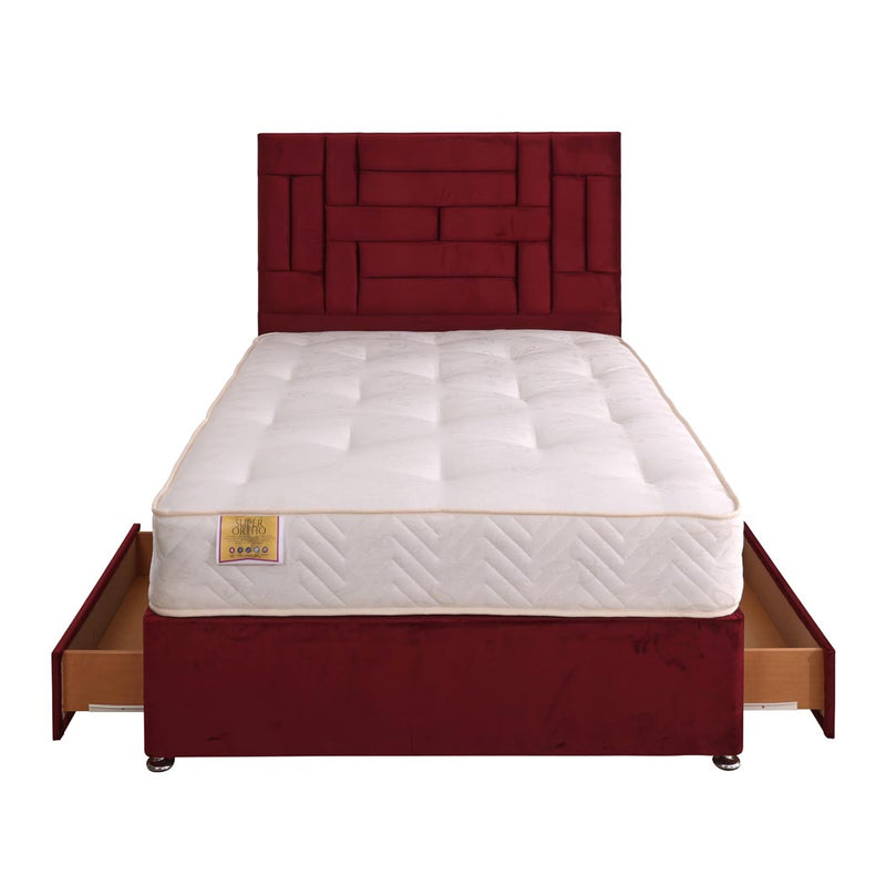 Super Ortho Coil Sprung Divan Bed Set