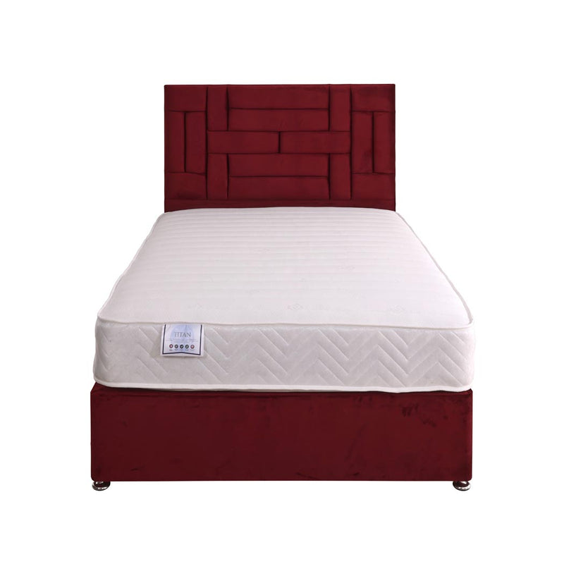 Titan Coil Sprung Divan Bed Set