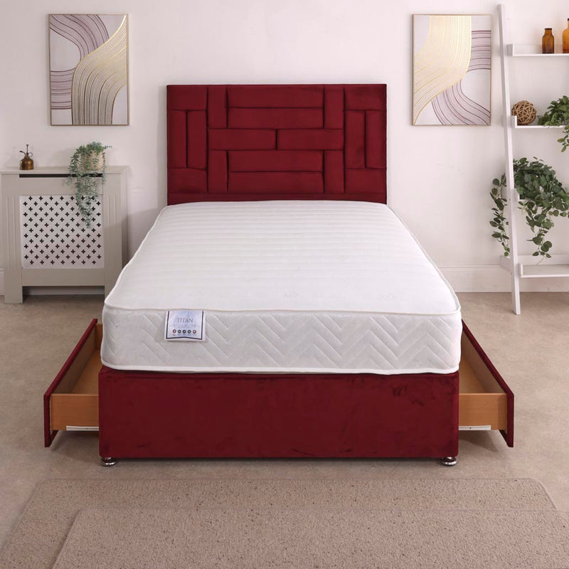 Titan Coil Sprung Divan Bed Set