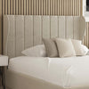Verona Winged Fabric Upholstered Bed Frame