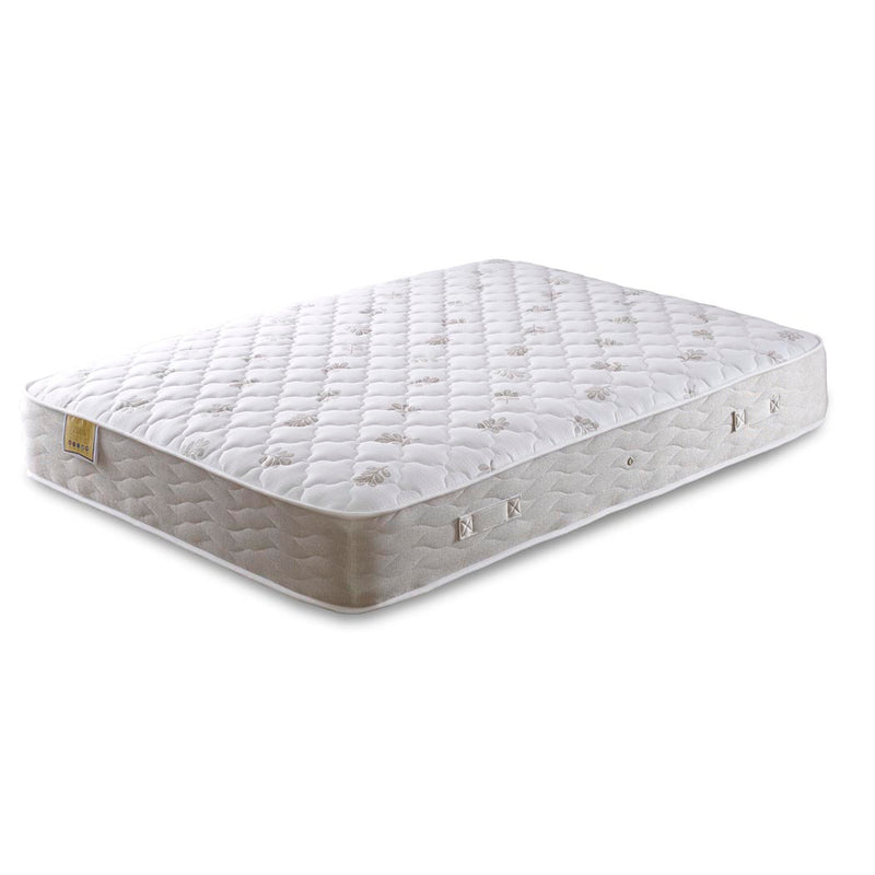Zeus Orthopaedic Open Coil Mattress – angled view