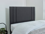 Austin Floor Standing headboard on an Apollo bed from Comfybedss