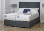 Luxury Hotel Zip and Link 2000 pocket sprung intelligent Fibre Divan Bed Set