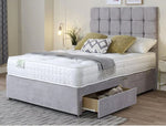 Heavy duty divan bed base/Reinforced divan base with jubilee 1000 pocket sprung mattress