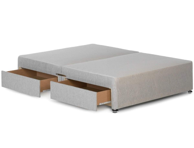 Sprung Top Divan Bed Base - Comes equipped with a springs unit which essentially acts like a cushion for whatever mattress you have paired up to your divan bed base. Pro Longing the life of your divan bed base.